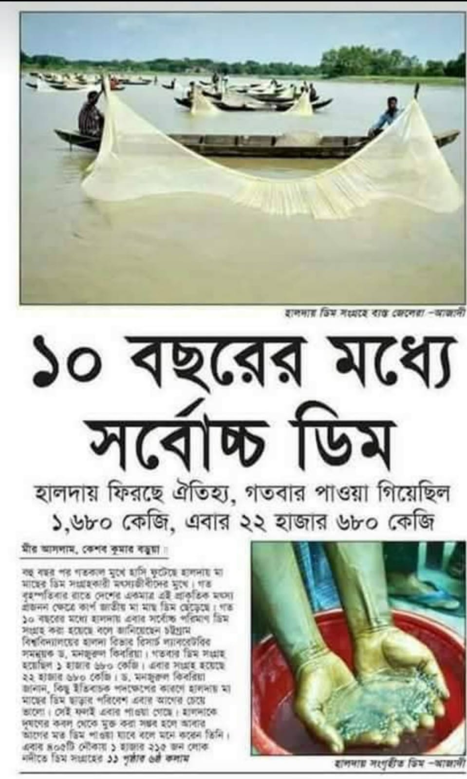আলহামদুলিল্লাহ-শেষ-হল-শোকের-১০-বছর-গত-১০-বছরে-মধ্যে-সর্বোচ্চ-ডিম-ছেড়েছে-মা-মাছ-গুলি।